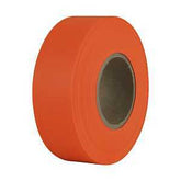 IPG 6880 Flagging Tape, 150 ft L, 1-3/16 in W, Orange Glow, PVC